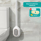 FreshSense – Brosse WC Magnétique avec Diffuseur de Parfum et Support Mural (Silicone, Sans Perçage)