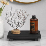 WoodNest – Plateau Décoratif en Bois Style Maison de Campagne pour Salle de Bain et Cuisine