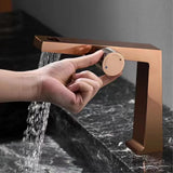 AurumFlow Luxe – Robinet de Lavabo en Or Rose avec Mitigeur Monocommande