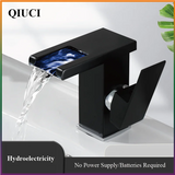 Cascade Élégance – Robinet de Lavabo à Bec Cascade 2 Trous avec Mitigeur Monocommande