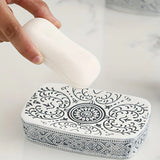 BohoCharm – Set de Salle de Bain 4 Pièces en Céramique Vintage