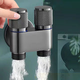 FlowMaster Duo – Robinet Double Sortie Mural pour WC & Machine à Laver