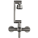 Robinet Mural Flexible 360° à 4 Jets – Mitigeur en Acier Inoxydable pour Cuisine et Salle de Bain