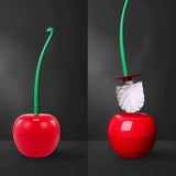 CherryClean Fun – Brosse WC Design Cerise avec Support Décoratif