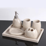 Ensemble d’Accessoires de Salle de Bain Nordique Élégance