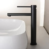 LuxeFlow – Mitigeur de Lavabo en Laiton Rosé Élégant