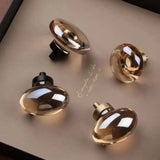 Bouton de Meuble Cristal Éclat Champagne