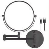 ClarityMirror – Miroir Mural de Maquillage Rechargeable 20 cm avec LED