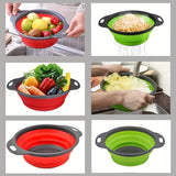 Passoire et Égouttoir Pliable en Silicone – EcoColander