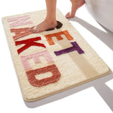 Tapis de Bain Antidérapant Microfibre SoftShag “Get Naked”