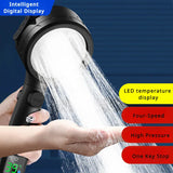 AquaTemp Smart – Pommeau de Douche LED avec Affichage Température & Haute Pression