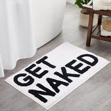 Tapis de Bain Antidérapant Microfibre SoftShag “Get Naked”