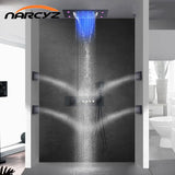 Mitigeur thermostatique de douche avec affichage LED