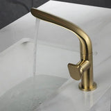 LumiBath – Robinet de Lavabo Pivotant en Laiton et Acier Inoxydable