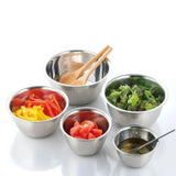 NestSteel – Set de Bols en Acier Inoxydable Empilables pour Cuisine, Camping & Outdoor
