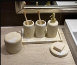 Set de Salle de Bain en Travertin Élégance Travertin