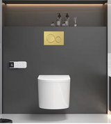 GoldFlush Élégance – Plaque de Commande Double Chasse Compatible Réservoirs Encastrés