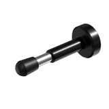 Butée de Porte en Laiton Massif – Design Knurled Antik pour Protection Murale et Sol