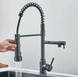 AuréoFlex Prestige – Mitigeur de Cuisine Extractible en Laiton Massif