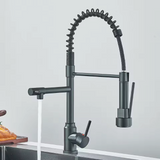 AuréoFlex Prestige – Mitigeur de Cuisine Extractible en Laiton Massif