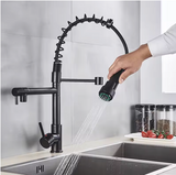 AuréoFlex Prestige – Mitigeur de Cuisine Extractible en Laiton Massif