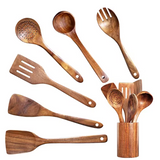 WoodEase – Set de Cuisine en Bois avec Seau de Rangement