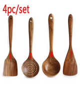 WoodEase – Set de Cuisine en Bois avec Seau de Rangement