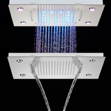 Mitigeur thermostatique de douche avec affichage LED
