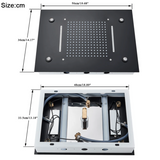 Mitigeur thermostatique de douche avec affichage LED