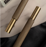 Poignée de Meuble en Laiton Massif – T-Bar Style Rétro avec Motif Diamond-Cut (320 mm)