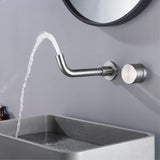 Auréa Robinet Mural Minimaliste pour Lavabo