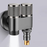 FlowMaster Duo – Robinet Double Sortie Mural pour WC & Machine à Laver