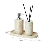 Ensemble de Salle de Bain Travertin Beige