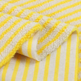 Tissu Polaire Premium Jacquard Rayé – Fleece Doux et Respirant pour Couture Créative et Vêtements Enfants