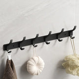 Patère Murale Design Noir en Aluminium