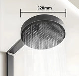 Colonne de douche thermostatique encastrée en laiton – Ensemble haut de gamme avec pomme de douche effet pluie