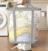 Panier à Linge Pliable Grande Capacité en Maille Respirante