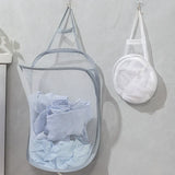 Panier Suspendu Pliable – Sac en Filet pour Linge et Rangement