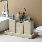 Ensemble de Salle de Bain Travertin Beige