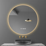 GlowAura – Miroir LED Rond Intelligent avec Éclairage Réglable et Fonction Antibuée (40 / 50 / 60 cm)