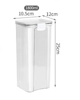 Bocaux Hermétiques Cuisine Style Japonais ClearFresh Premium – Rangement Céréales Grand Format | Anti-Humidité | Organisation Moderne