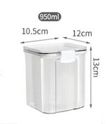 Bocaux Hermétiques Cuisine Style Japonais ClearFresh Premium – Rangement Céréales Grand Format | Anti-Humidité | Organisation Moderne