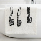 Tapis de Bain Antidérapant Velours Élégance