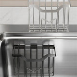 OrganixPro – Organisateur de Cuisine en Acier Inoxydable pour Évier et Accessoires