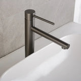 LuxeFlow – Mitigeur de Lavabo en Laiton Rosé Élégant