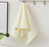 Ensemble de 4 Grandes Serviettes en Coton Filé à l’Anneau – Douceur et Absorption Optimale