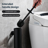 SteelClean Pro – Ensemble Brosse WC avec Support en Acier Inoxydable