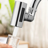 HydroCascade 4-en-1 – Robinet de Cuisine Pivotant avec Mode Cascade et 4 Jets Réglables