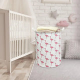 Panier à Linge Pliable en Canvas & Lin