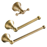 Style Rétro Élégant – Ensemble Salle de Bain en Laiton Antique